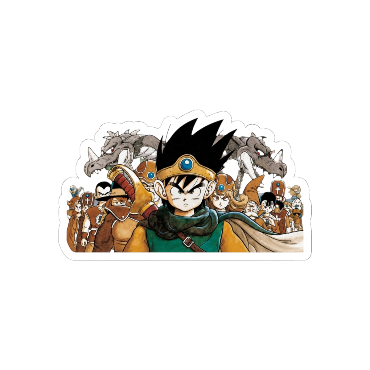 Dragon Quest III Famicom Sticker - alternate angle 1, merchandise