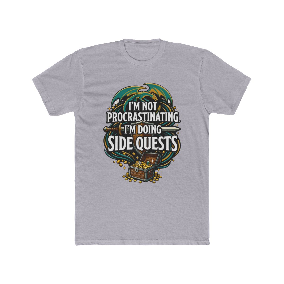 Dragon Quest Treasure Fantasy Art T Shirt - alternate angle 5, merchandise